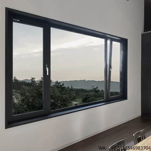 Modern Aluminum Tilt Turn Window Double Glazed Inward Opening Casement Window Frame for Residential
Modern Aluminum Tilt Turn Window Double Glazed Inward Opening Casement Window Frame for Residential