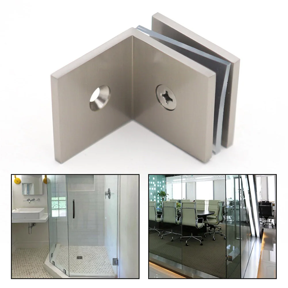 1pc Glass Clamp Holder 90 Degrees Glass Clip For Showers Glass Clamp Holder Wall Mounting Easy Installation
1pc Glass Clamp Holder 90 Degrees Glass Clip For Showers Glass Clamp Holder Wall Mounting Easy Installation