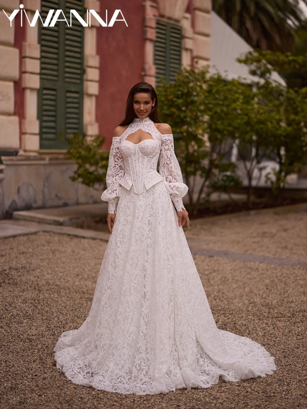 Detachable Sleeve Lace Wedding Dress Dreamy A-line Floor-length Bridal Gown Customized Graceful With Corset Dresses For Bride
Detachable Sleeve Lace Wedding Dress Dreamy A-line Floor-length Bridal Gown Customized Graceful With Corset Dresses For Bride