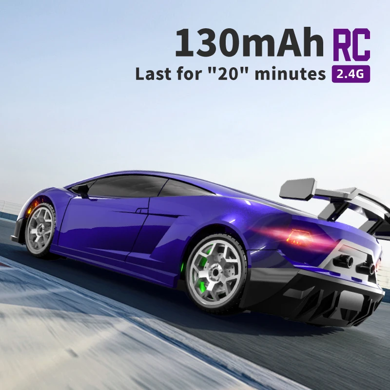 1:43 Scale RC Drift Toy Car - 4WD Remote Control, Kid-Friendly Handling & Realistic Drifting Effects
1:43 Scale RC Drift Toy Car - 4WD Remote Control, Kid-Friendly Handling & Realistic Drifting Effects
