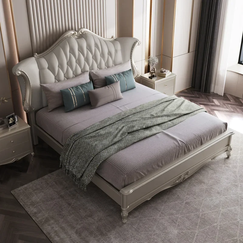 Princess Comfortable Bed Bedroom King Size Double Children Floor Fashion Japanese Design Bed Full Cama Solteiro Trendy Furniture
Princess Comfortable Bed Bedroom King Size Double Children Floor Fashion Japanese Design Bed Full Cama Solteiro Trendy Furniture