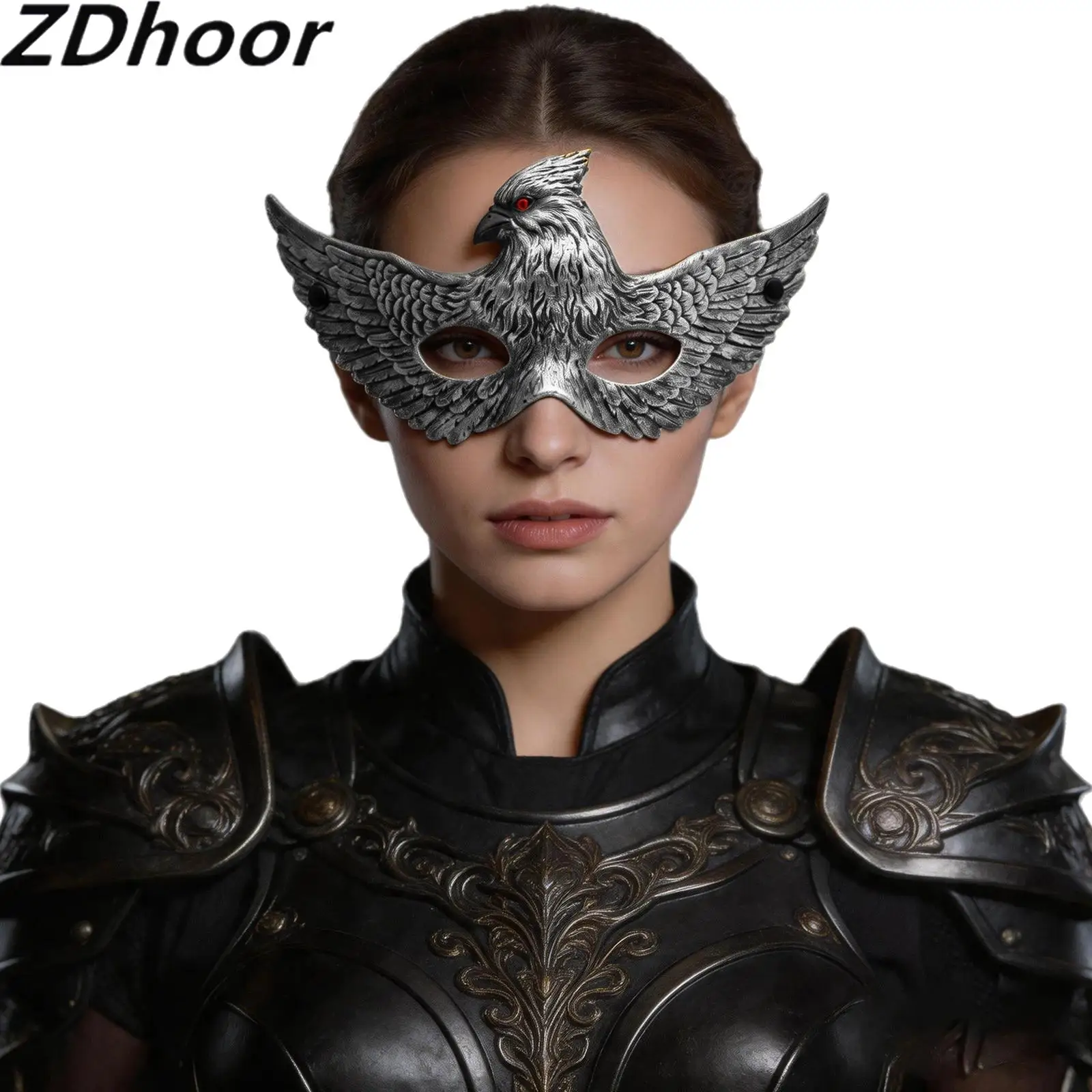 Half-face Mask Warrior/Eagle Cosplay Decoration Face Armour for Halloween Theme Party Carnival Stage Performance
Half-face Mask Warrior/Eagle Cosplay Decoration Face Armour for Halloween Theme Party Carnival Stage Performance