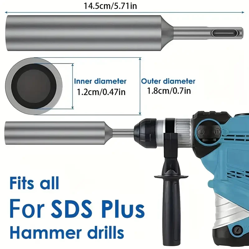 12mm Driver Ground Rod Rotary Hammer Drill Socket Heavy Duty Wear ResistantRod Bits Socket For Rotary Hammer Drill Tool
12mm Driver Ground Rod Rotary Hammer Drill Socket Heavy Duty Wear ResistantRod Bits Socket For Rotary Hammer Drill Tool
