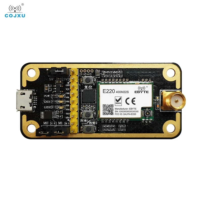 LLCC68 Тестовая плата USB-TTL Тестовый комплект для радиочастотного модуля LoRa E220-400M22S 433 МГц с антенной 4,0 дБи E220-400MBL-01
LLCC68 Тестовая плата USB-TTL Тестовый комплект для радиочастотного модуля LoRa E220-400M22S 433 МГц с антенной 4,0 дБи E220-400MBL-01