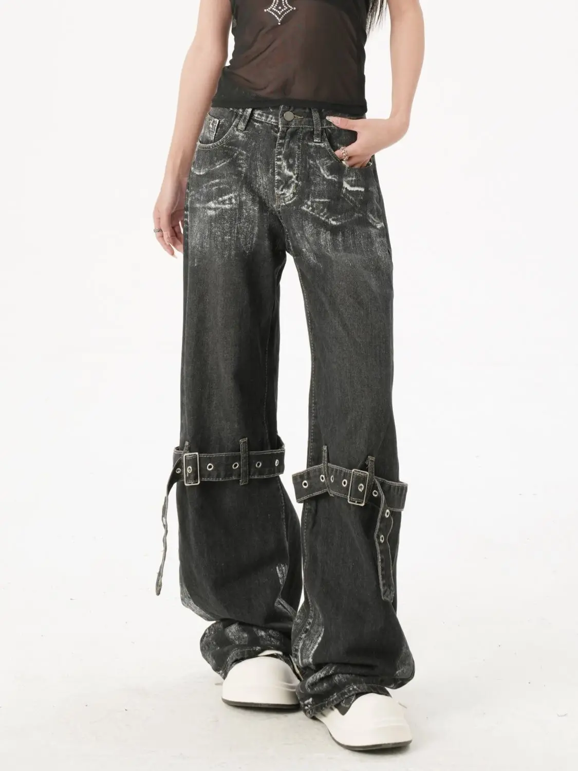 Women Vintage Black High Waist Cargo Jeans Hip Hop Straight Y2k Pants Female Streetwear Harajuku Wide Leg Denim Trousers
Women Vintage Black High Waist Cargo Jeans Hip Hop Straight Y2k Pants Female Streetwear Harajuku Wide Leg Denim Trousers