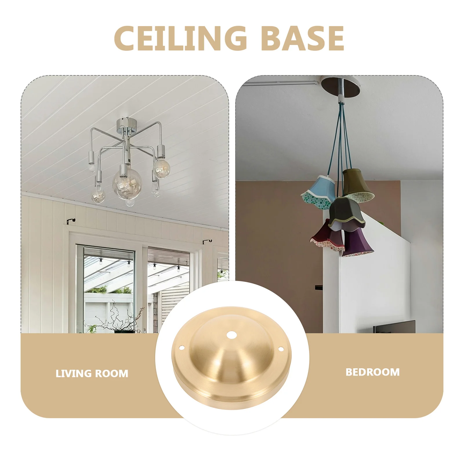 1pc Ceiling Canopy Plate Copper Finish Vintage Fixture Mounting Bracket For Living Room Bedroom Ceiling Light Cover Plate
1pc Ceiling Canopy Plate Copper Finish Vintage Fixture Mounting Bracket For Living Room Bedroom Ceiling Light Cover Plate