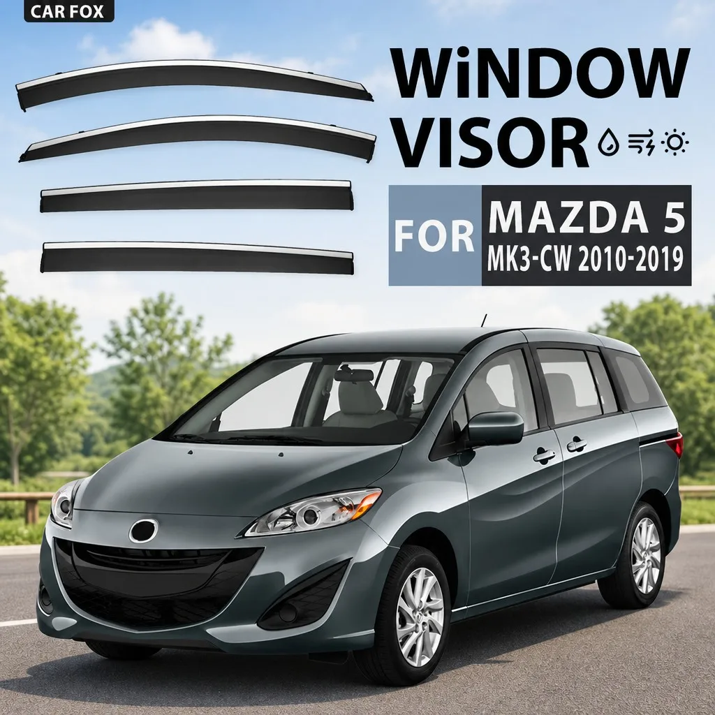 For MAZDA 5 CP CR CW 2009-2019 Car Window Visor Rain Sun Shade Side Deflector Auto Accessories
For MAZDA 5 CP CR CW 2009-2019 Car Window Visor Rain Sun Shade Side Deflector Auto Accessories