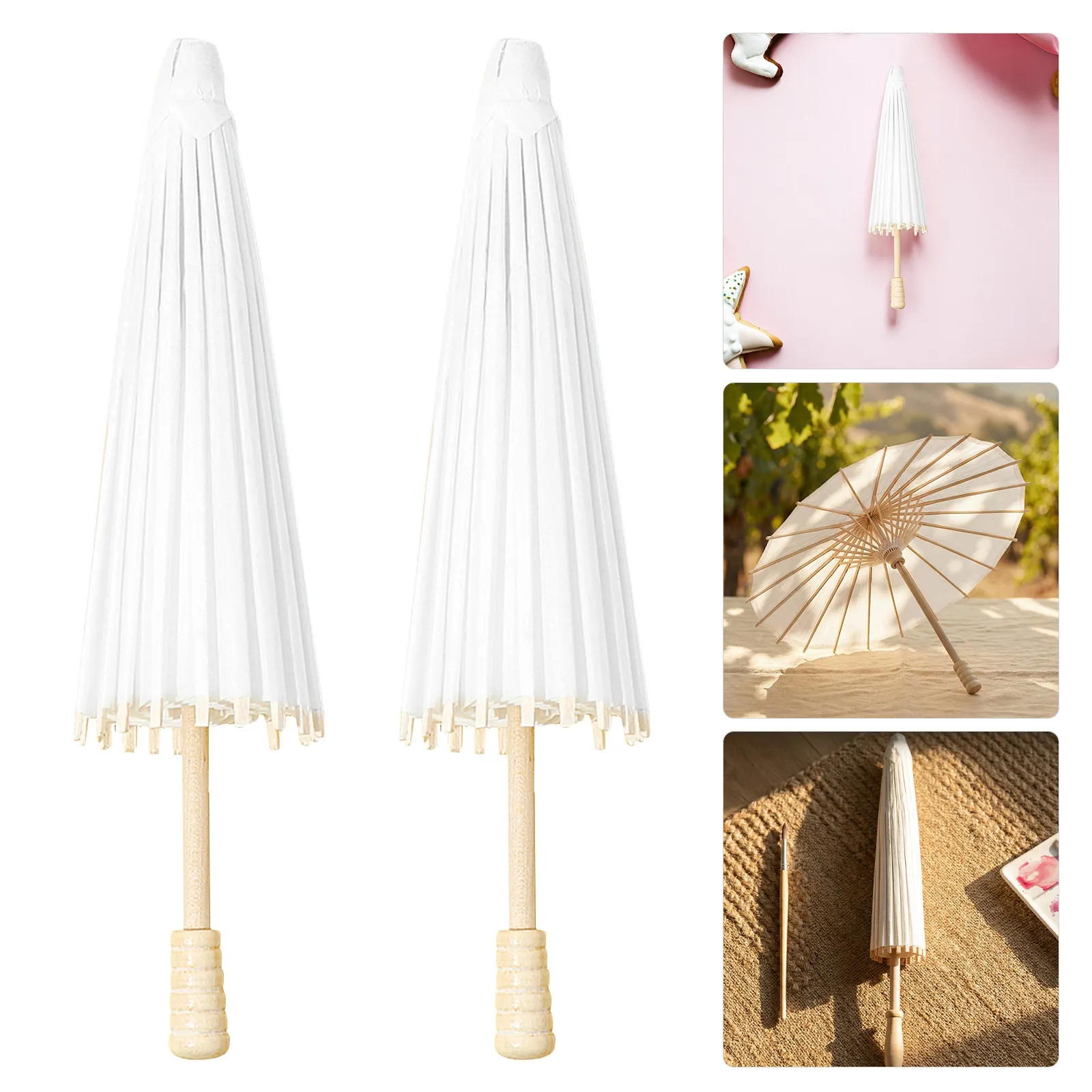 5Pcs White Bridal Paper Parasols Bamboo Frame Elegant Wedding Parasol Photography Props Dance Parasol Party Decor Lightweight
5Pcs White Bridal Paper Parasols Bamboo Frame Elegant Wedding Parasol Photography Props Dance Parasol Party Decor Lightweight