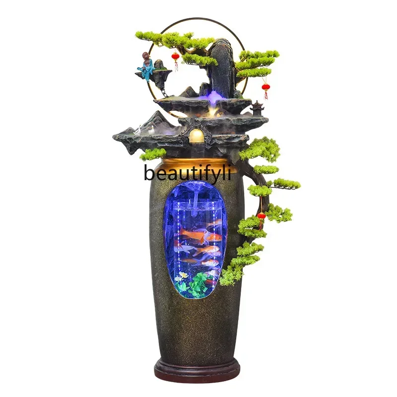 ltRockery flowing water ornament circulating water landscape entrance fountain floor fish tank decoration
ltRockery flowing water ornament circulating water landscape entrance fountain floor fish tank decoration
