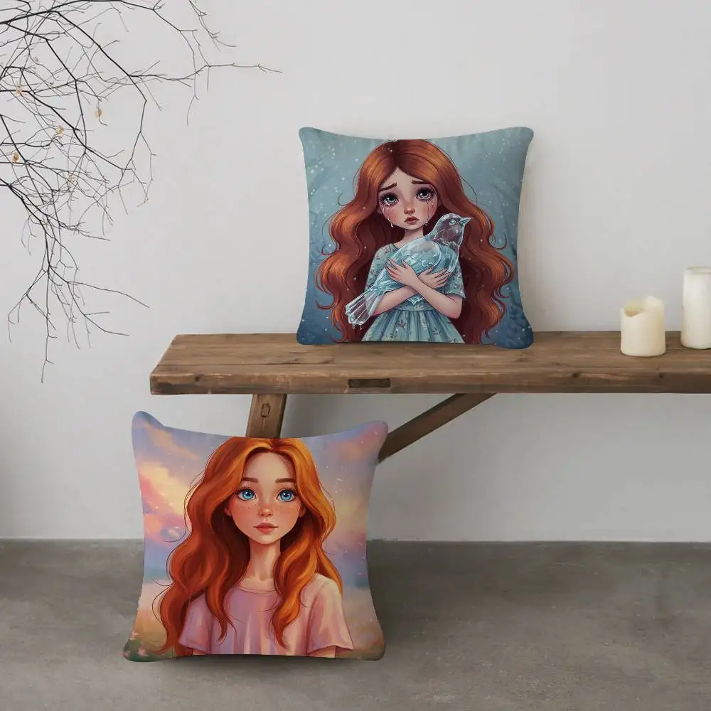 Girl Pillowcase Toon Gift Cushion Cover Bedroom Home Sofa Chair Seat Decor Pillow Case
Girl Pillowcase Toon Gift Cushion Cover Bedroom Home Sofa Chair Seat Decor Pillow Case