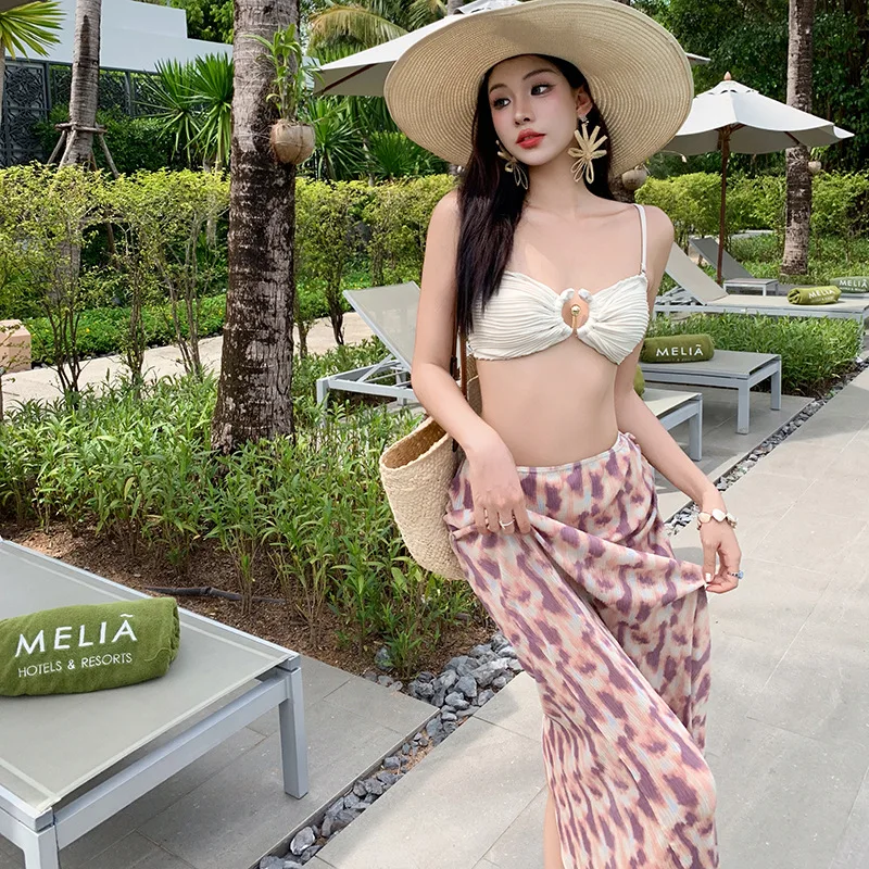 Hot Girl Teen Thai Style 4-Piece Bikini Set Long Sleeve & Long Skirt Gorgeous Vacation Hot Spring Swimwear
Hot Girl Teen Thai Style 4-Piece Bikini Set Long Sleeve & Long Skirt Gorgeous Vacation Hot Spring Swimwear