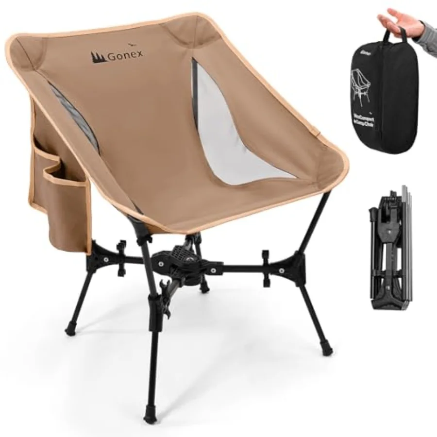 Portable Camping Chair, The 5th Gen Ultralight Compact Backpacking Foldable Lightweight Folding Chair for Outdoor Camp Hiking B
Portable Camping Chair, The 5th Gen Ultralight Compact Backpacking Foldable Lightweight Folding Chair for Outdoor Camp Hiking B