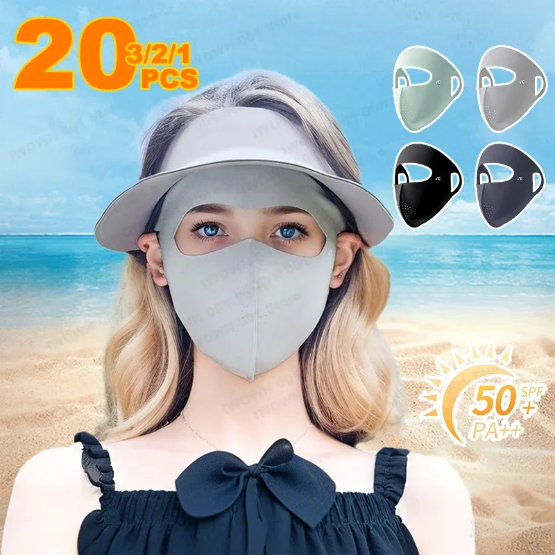 Sunscreen Mask Traceless Women Facekini Ice Silk Anti-ultraviolet Summer Breathable Thin Cover Whole Face UV Protection Mask
Sunscreen Mask Traceless Women Facekini Ice Silk Anti-ultraviolet Summer Breathable Thin Cover Whole Face UV Protection Mask