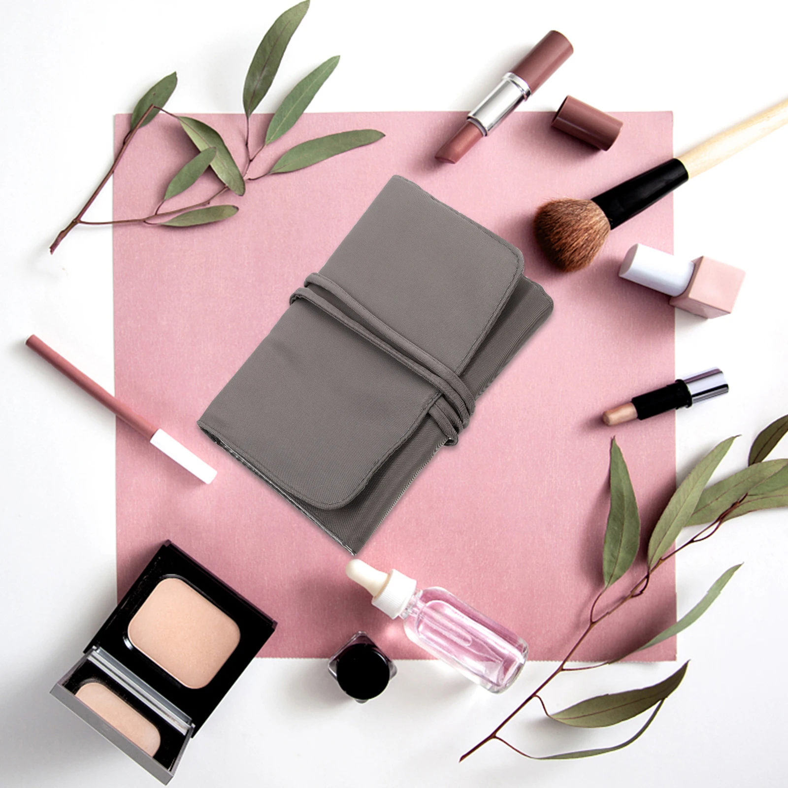 Makeup Brush Storage Bag Holder Organizer Travel Toiletry Traveling Pouch Rolling
Makeup Brush Storage Bag Holder Organizer Travel Toiletry Traveling Pouch Rolling