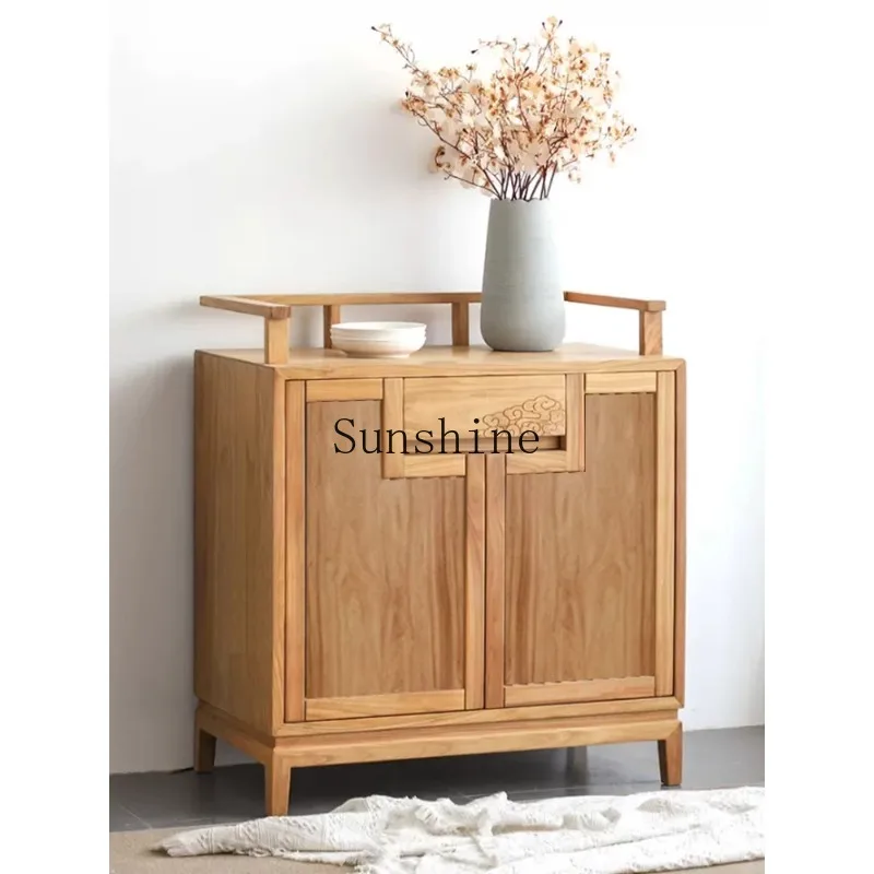 New Chinese solid wood storage tea set cabinet simple boiling water floor cabinet
New Chinese solid wood storage tea set cabinet simple boiling water floor cabinet