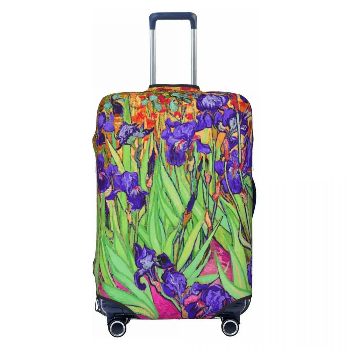 Custom Vincent Van Gogh Purple Irises Luggage Cover Protector Flowers Travel Suitcase Protective Cover for 18-32 Inch
Custom Vincent Van Gogh Purple Irises Luggage Cover Protector Flowers Travel Suitcase Protective Cover for 18-32 Inch
