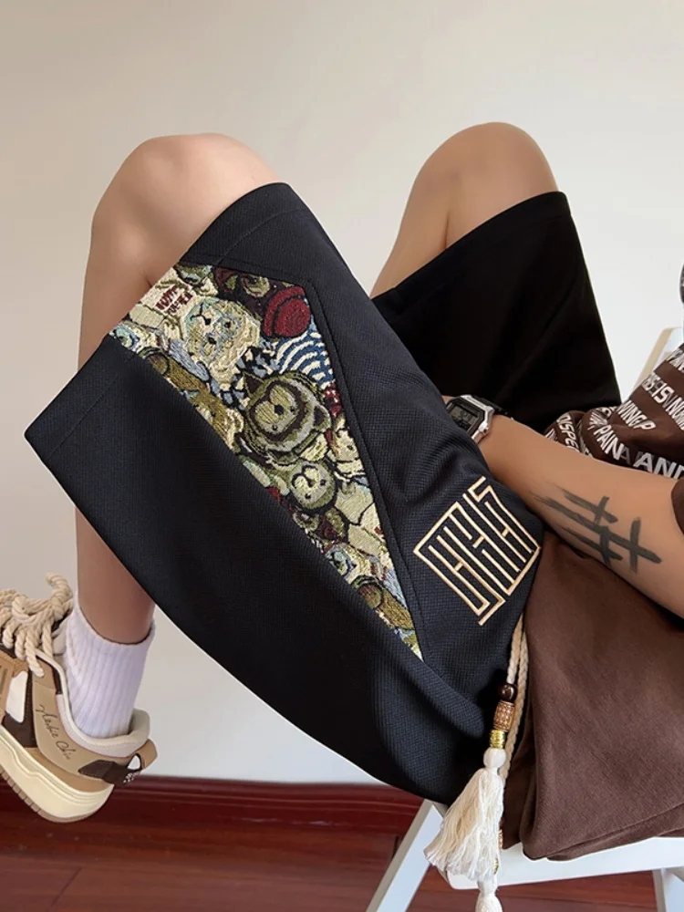 Loose Fit Summer orts Men's Youth Baskeall Pants Thin Straight Leg Five Tenths Trousers Faionable Breathable Casual orts
Loose Fit Summer orts Men's Youth Baskeall Pants Thin Straight Leg Five Tenths Trousers Faionable Breathable Casual orts