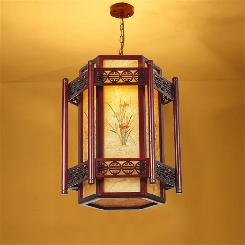 Chinese Style Wooden Pendant Lights Living Room Restaurant Chandeliers House Aisle Hanging Lamps Retro Lantern Lighting Fixtures
Chinese Style Wooden Pendant Lights Living Room Restaurant Chandeliers House Aisle Hanging Lamps Retro Lantern Lighting Fixtures