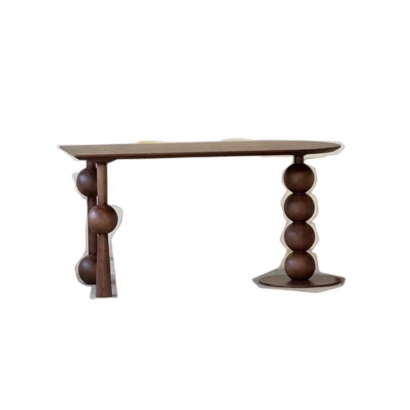 Medieval style solid wood dining table Medieval wabi style small apartment dining table Modern minimalist coffee table Family 
Medieval style solid wood dining table Medieval wabi style small apartment dining table Modern minimalist coffee table Family