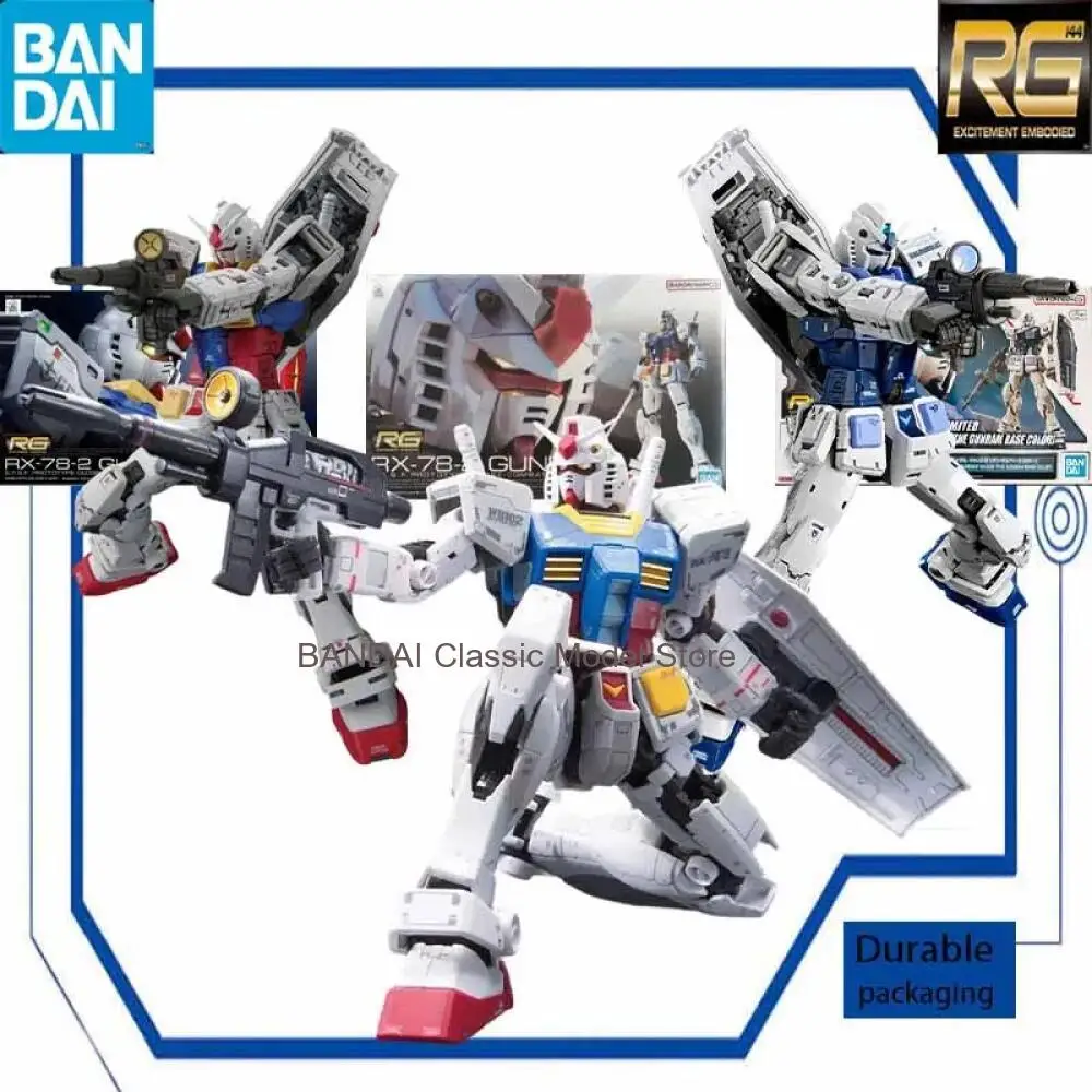 Original Bandai RG 1/144 RX-78-2 Gundam Ver.2.0 Assembly Model Kit Action Figure Anime Robot Collectible Toy Ship with foam box
Original Bandai RG 1/144 RX-78-2 Gundam Ver.2.0 Assembly Model Kit Action Figure Anime Robot Collectible Toy Ship with foam box
