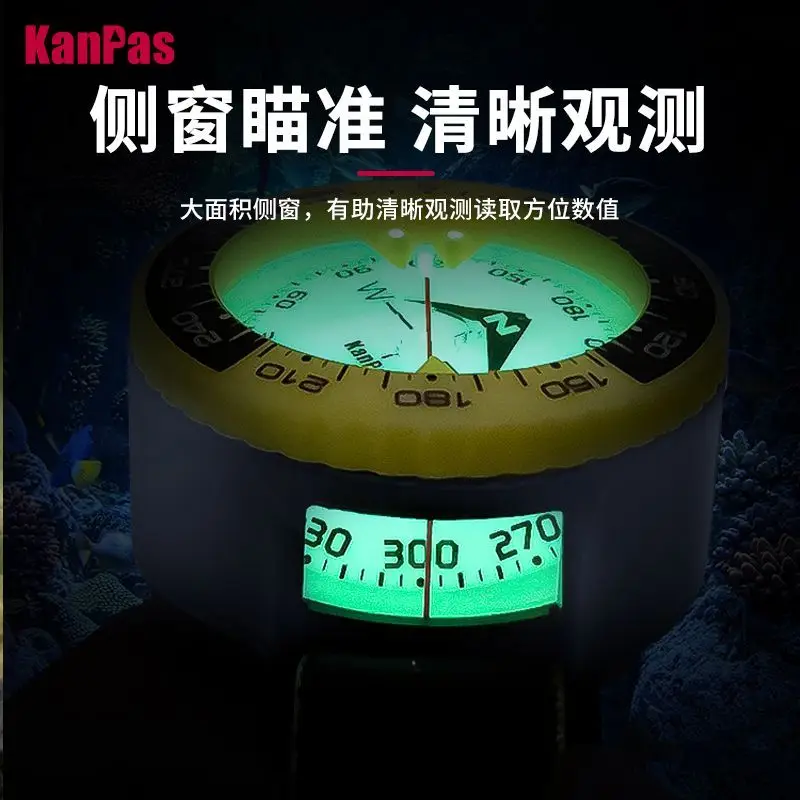 Ocean Diving Compass for Snorkeling at 60m Depth Tilted 15 Degrees Night Light Navigation Tool for Underwater Exploration
Ocean Diving Compass for Snorkeling at 60m Depth Tilted 15 Degrees Night Light Navigation Tool for Underwater Exploration