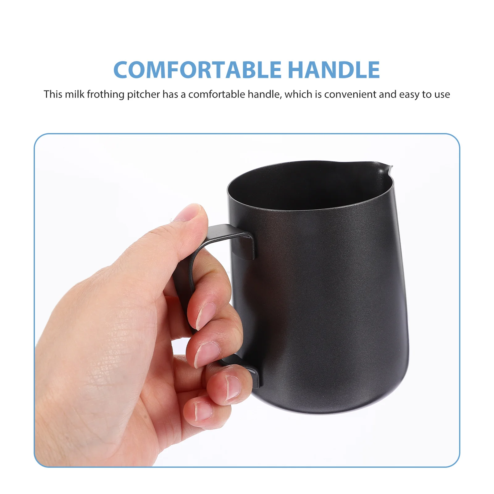 Stainless Steel Milk Frothing Pitcher Professional Coffee Steamer Cup for Latte Art Kitchen Gadget Household Frother
Stainless Steel Milk Frothing Pitcher Professional Coffee Steamer Cup for Latte Art Kitchen Gadget Household Frother