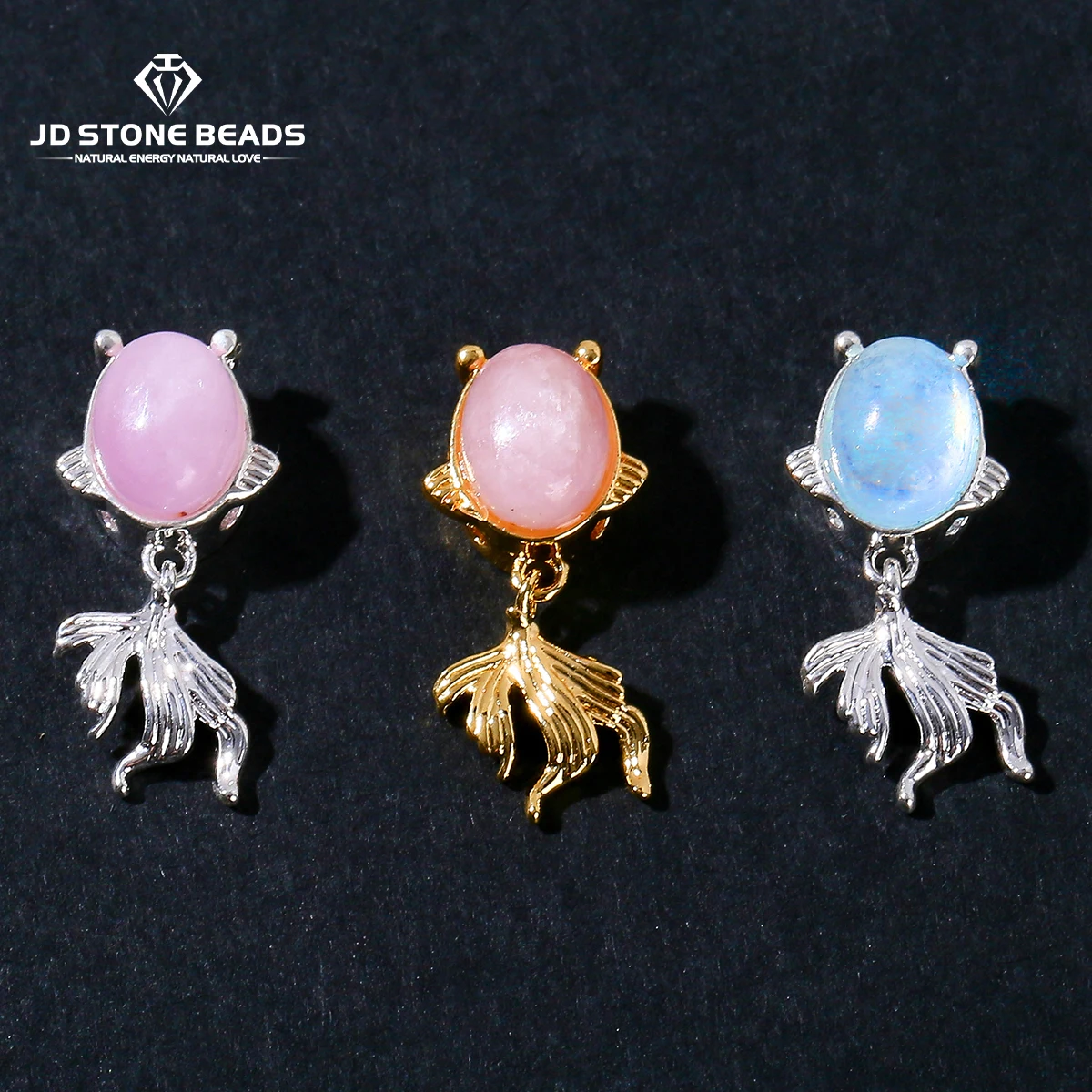 1 Pc Natural Stone Kunzite Inlaid Goldfish Shape Bead With Hole Pendant for Jewelry Making Diy Necklace Bracelet Accessory
1 Pc Natural Stone Kunzite Inlaid Goldfish Shape Bead With Hole Pendant for Jewelry Making Diy Necklace Bracelet Accessory