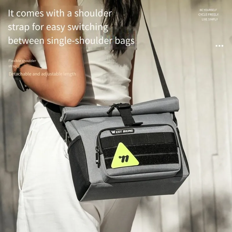 L71A WEST BIKING Wear-Resistant Anti-Slip Bike Handlebar Bag Folding Front Bag For Brompton Mini Bicycle Storage Pouch
L71A WEST BIKING Wear-Resistant Anti-Slip Bike Handlebar Bag Folding Front Bag For Brompton Mini Bicycle Storage Pouch
