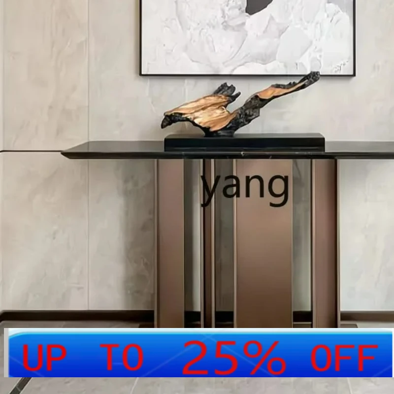 LMM modern stainless steel entrance table facing the door, minimalist partition marble
LMM modern stainless steel entrance table facing the door, minimalist partition marble