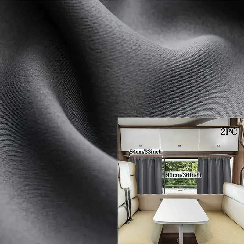 2PCS RV Window Sunshades Privacy Curtains Blackout Window Curtain Interior Accessories For Camper Caravans Motorhome Accessories
2PCS RV Window Sunshades Privacy Curtains Blackout Window Curtain Interior Accessories For Camper Caravans Motorhome Accessories