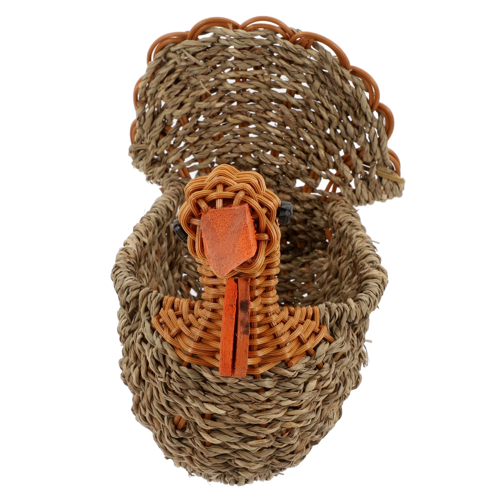 Cartoon Turkey Fruit Basket Woven Storage Small Decorative Baskets Bread Cattail Grass Picnic Shaped Bowl Home Storage
Cartoon Turkey Fruit Basket Woven Storage Small Decorative Baskets Bread Cattail Grass Picnic Shaped Bowl Home Storage