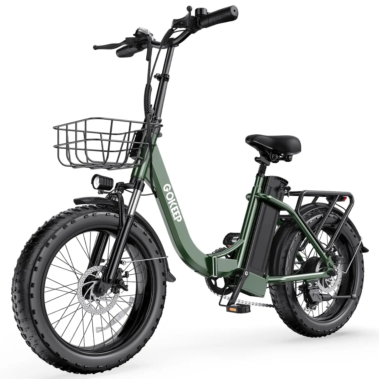 20" Fat Tire Folding E-Bike 750W 52V 13AH Battery 35/75 Miles 20MPH 7 Speed, Customized
20" Fat Tire Folding E-Bike 750W 52V 13AH Battery 35/75 Miles 20MPH 7 Speed, Customized