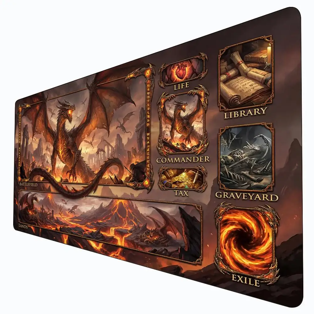 Magma Giant Fire Dragon MTG Playmat Magic Card Battle Mat Non-Slip Durable 35X60CM Commander playmat Board Game Mat for TCG
Magma Giant Fire Dragon MTG Playmat Magic Card Battle Mat Non-Slip Durable 35X60CM Commander playmat Board Game Mat for TCG