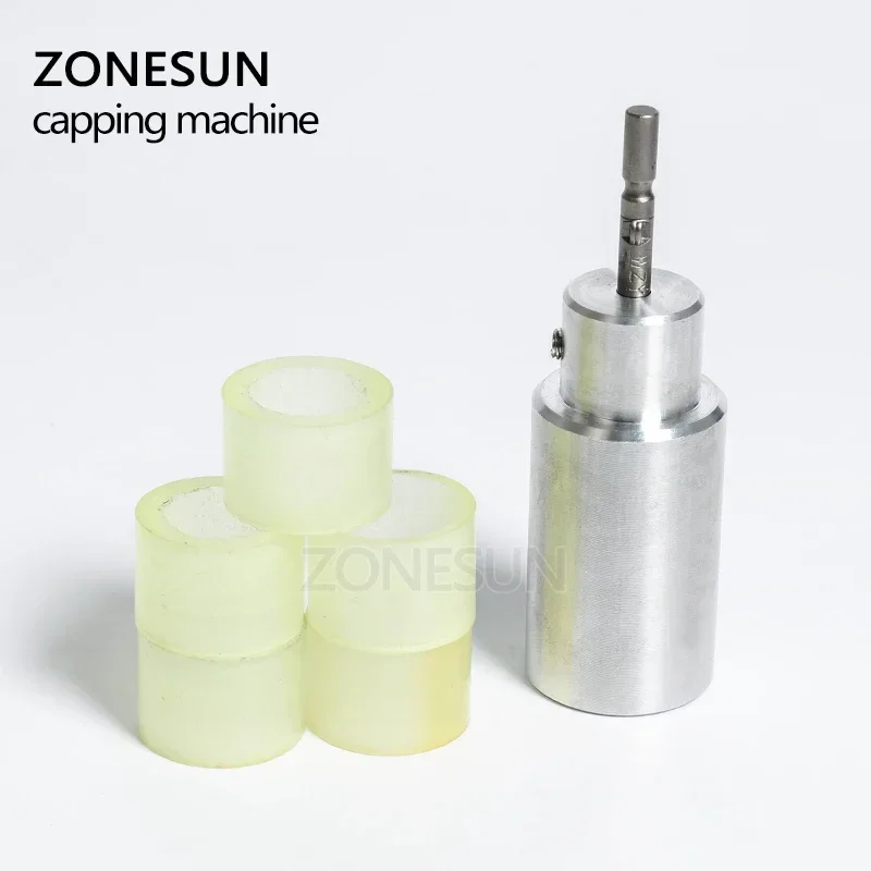 ZONESUN Customized Chuck Bottle Cap Capping Head for Manual Screw Capping Machine Bottle Cap Sealer
ZONESUN Customized Chuck Bottle Cap Capping Head for Manual Screw Capping Machine Bottle Cap Sealer