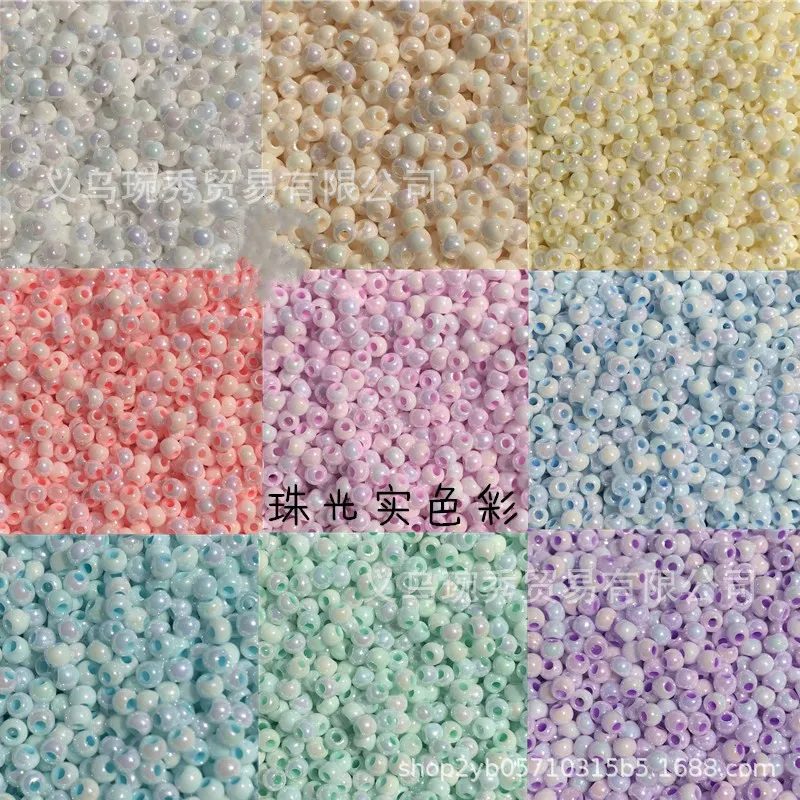 2mm/3mm pearl iridescent real color glass rice bead handmade DIY bead bracelet tassel hair clip accessory
2mm/3mm pearl iridescent real color glass rice bead handmade DIY bead bracelet tassel hair clip accessory