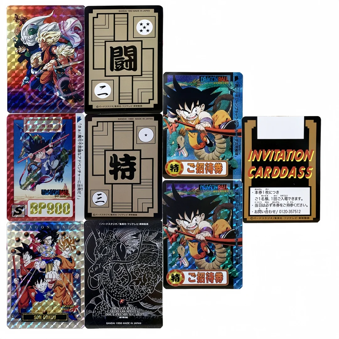 Коллекционная карта Dragon Ball: Реплика B-1 Сон Гоку, DIY Flash Card, пригласительный купон, лимитированная карта/постер Z Warrior, игровая коллекционная карта, подарки
Коллекционная карта Dragon Ball: Реплика B-1 Сон Гоку, DIY Flash Card, пригласительный купон, лимитированная карта/постер Z Warrior, игровая коллекционная карта, подарки