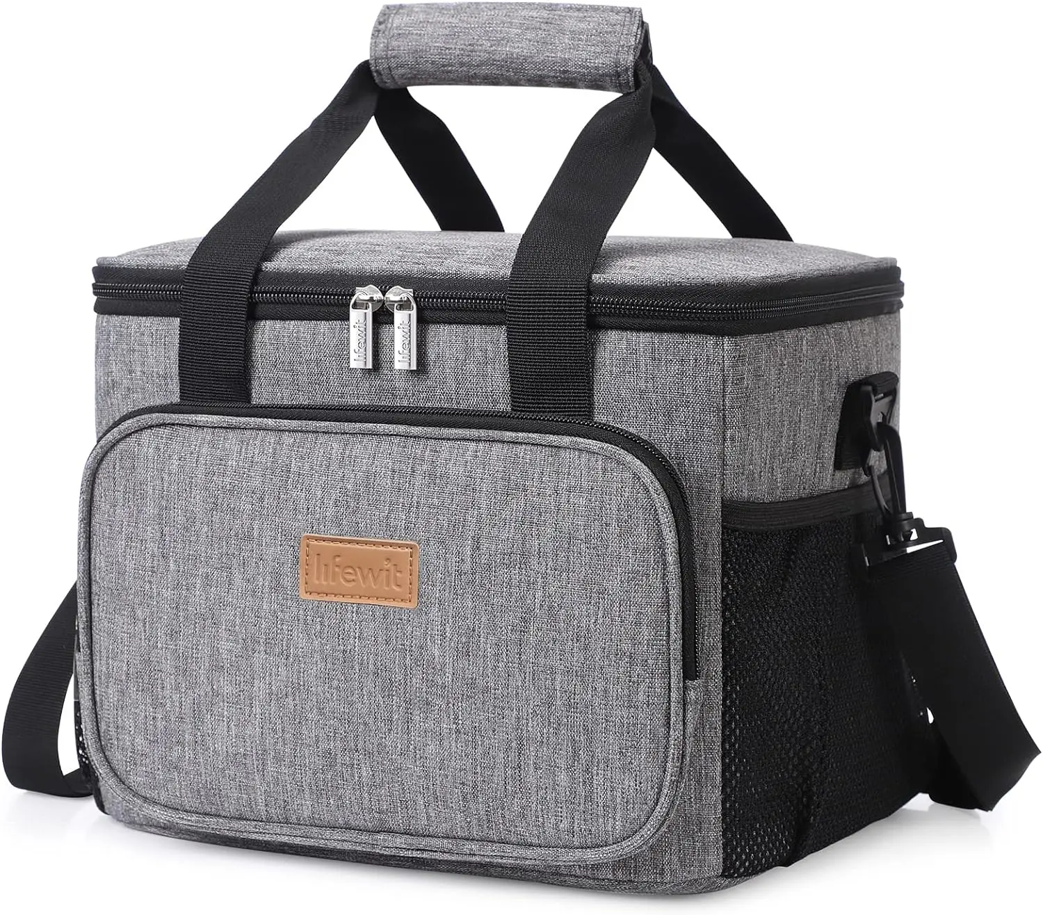Lifewit Large Lunch Bag Insulated Lunch Box Soft Cooler Cooling Tote for Adult Men Women, Black (15L)
Lifewit Large Lunch Bag Insulated Lunch Box Soft Cooler Cooling Tote for Adult Men Women, Black (15L)
