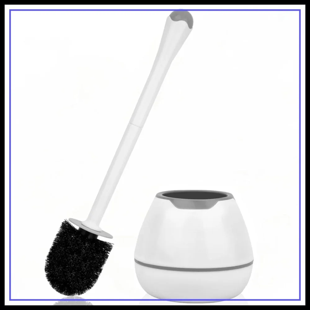 Toilet Brush and Holder with Long Handle, Drip-Proof, Easy to Assemble, Deep Cleaning
Toilet Brush and Holder with Long Handle, Drip-Proof, Easy to Assemble, Deep Cleaning