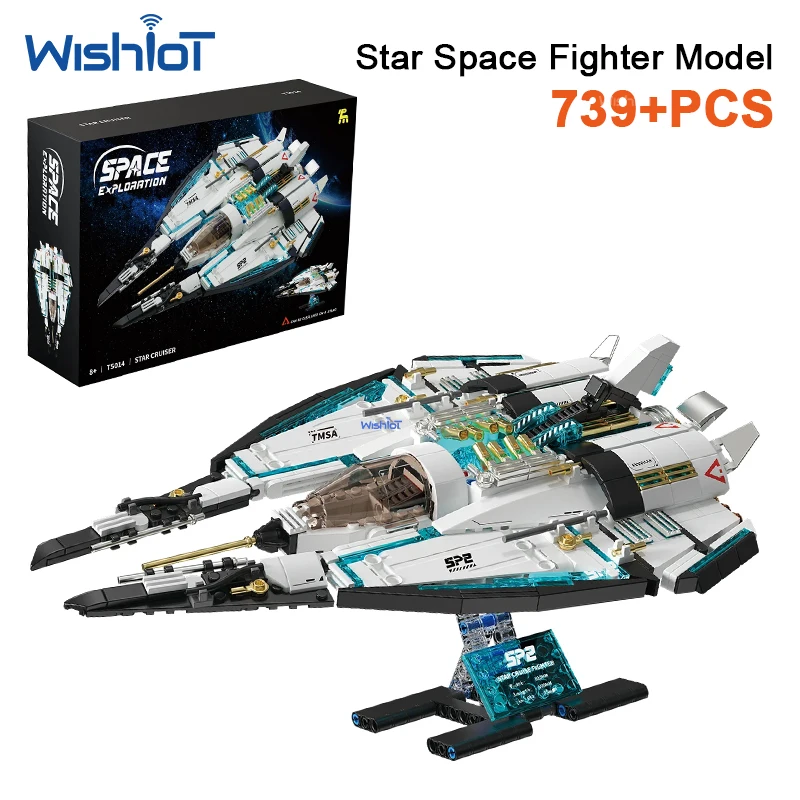 Original Sci-Fi Star Cruiser Building Set 360° Rotating Cockpit LED Atmosphere Lights Movable Parts Spacecraft Model Kids Gift
Original Sci-Fi Star Cruiser Building Set 360° Rotating Cockpit LED Atmosphere Lights Movable Parts Spacecraft Model Kids Gift