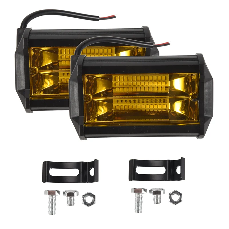 A03G-2X 5 Inch 72W LED Work Lights Waterproof Off Road Pod Fog Lights Yellow Lamps For Trucks ATV UTV Polaris Boat Golf Cart
A03G-2X 5 Inch 72W LED Work Lights Waterproof Off Road Pod Fog Lights Yellow Lamps For Trucks ATV UTV Polaris Boat Golf Cart