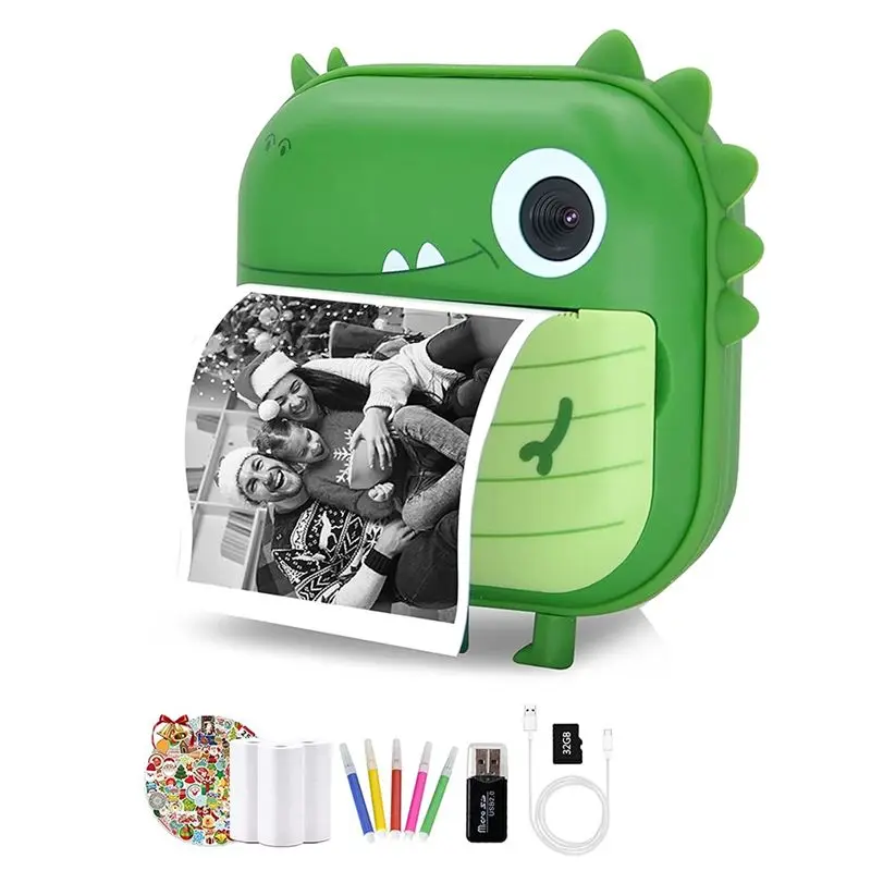 A55T Instant Print Camera For Kids,Zero Ink Kids Camera With Print Paper,Selfie Video Digital Camera With HD 1080P
A55T Instant Print Camera For Kids,Zero Ink Kids Camera With Print Paper,Selfie Video Digital Camera With HD 1080P