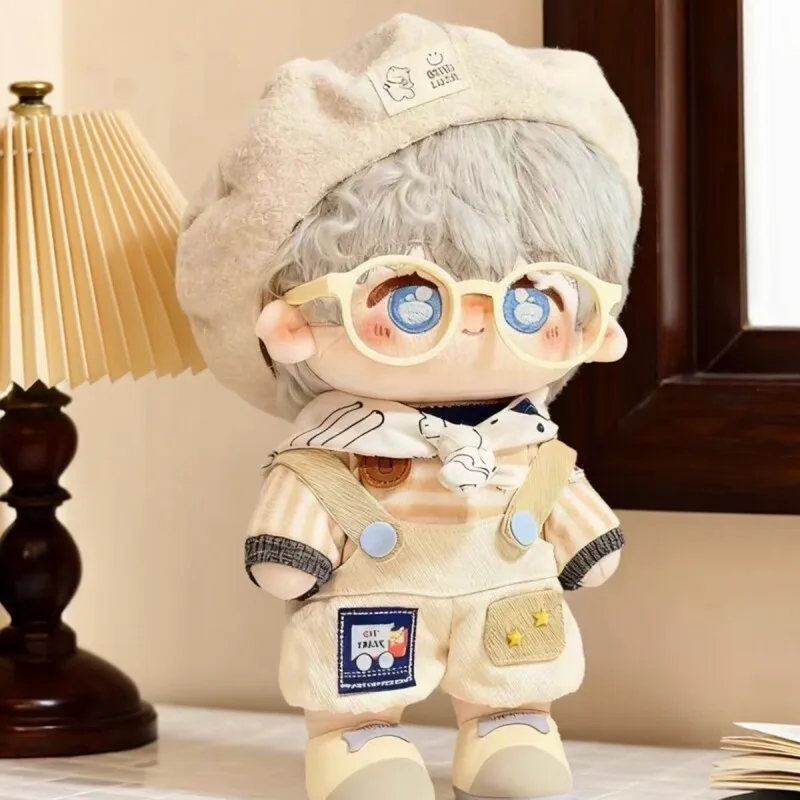 20Cm Cotton Doll Clothes Set Cute Puff Cream Beret Suspender Pants Outfit For Stuffed Plush Doll Dress Up Kids Toy Collectors
20Cm Cotton Doll Clothes Set Cute Puff Cream Beret Suspender Pants Outfit For Stuffed Plush Doll Dress Up Kids Toy Collectors