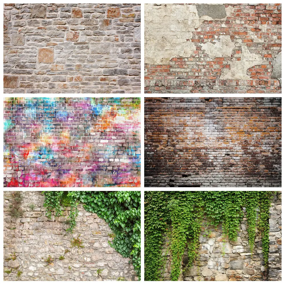Vintage Brick Wall Backdrop Stone Green Leaves Kid Baby Birthday Portrait Wedding Photography Background Decor Photo Studio Prop
Vintage Brick Wall Backdrop Stone Green Leaves Kid Baby Birthday Portrait Wedding Photography Background Decor Photo Studio Prop