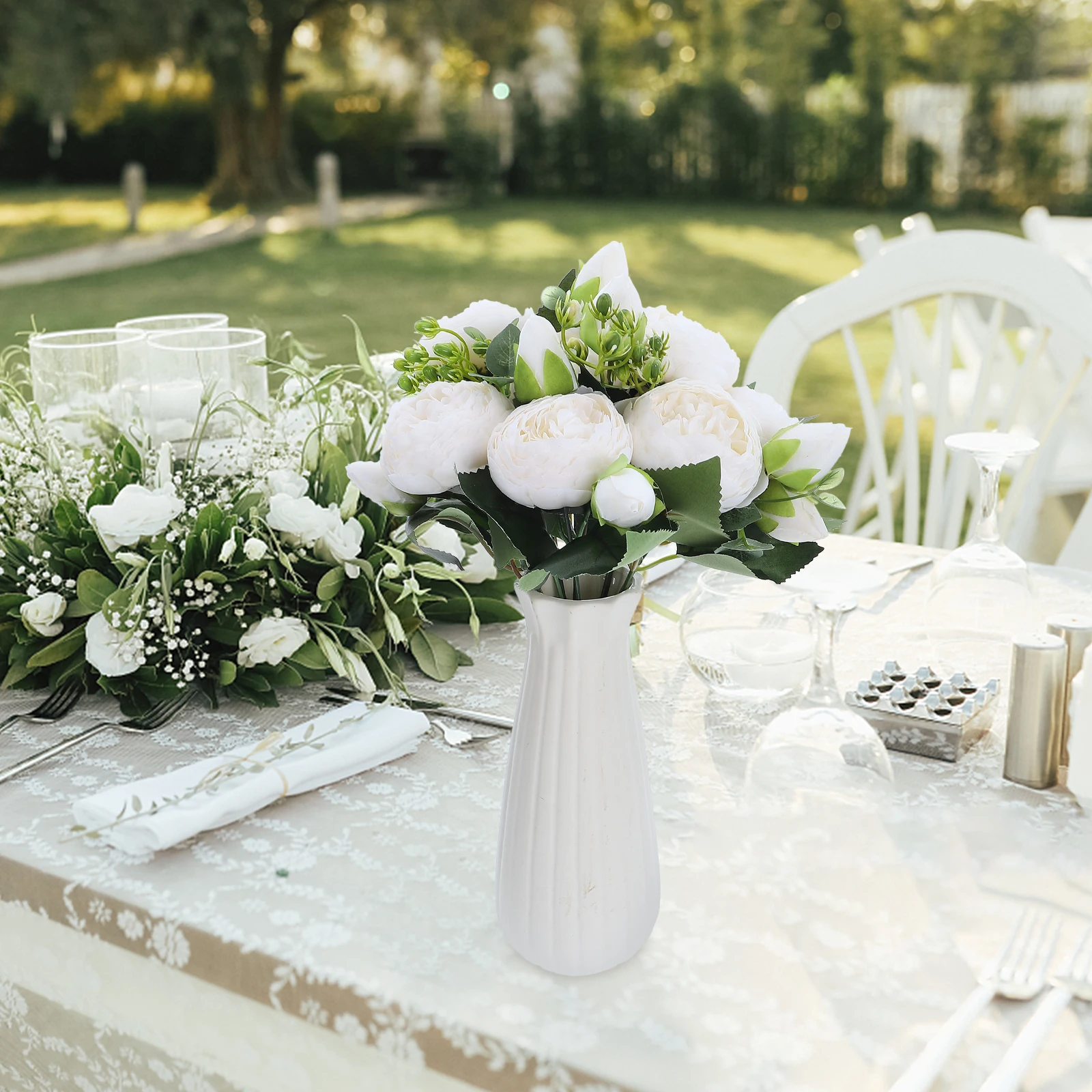 2 Bunches Artificial Peony Realistic Plastic DIY Vase Material Home Wedding Party DecorationFlowers ArrangementPeony Flower
2 Bunches Artificial Peony Realistic Plastic DIY Vase Material Home Wedding Party DecorationFlowers ArrangementPeony Flower