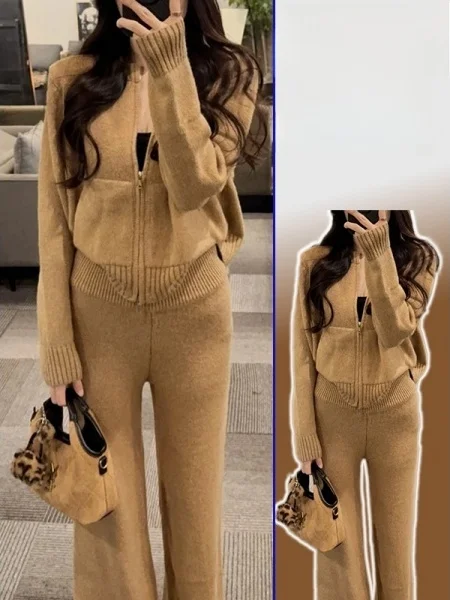 plus Size Sweater Jaet ort Casual High Waist Wide Leg Pants Two Piece Set for plus Size Women Comfortable Breathable Fa...
plus Size Sweater Jaet ort Casual High Waist Wide Leg Pants Two Piece Set for plus Size Women Comfortable Breathable Fa...