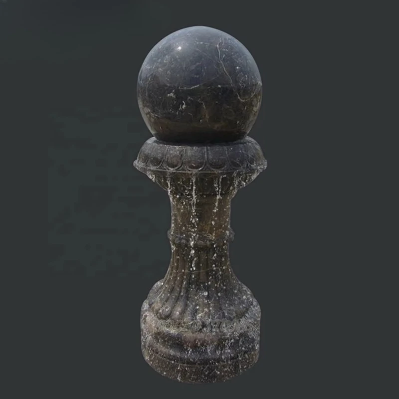 Natural marble high-quality hand-carved rolling spinning ball fountain
Natural marble high-quality hand-carved rolling spinning ball fountain