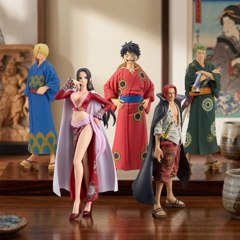 Original Banpresto One Piece Action Figures Luffy Zoro Sanji Boa Hancock Shanks Collectible Anime Model Toys Collectible Model
Original Banpresto One Piece Action Figures Luffy Zoro Sanji Boa Hancock Shanks Collectible Anime Model Toys Collectible Model