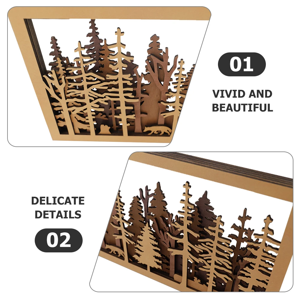 New 3D Picture Frame Wooden Carving Wall Hanging Home Art Craft Rustic Scene Wooden Decoration Ornament
New 3D Picture Frame Wooden Carving Wall Hanging Home Art Craft Rustic Scene Wooden Decoration Ornament