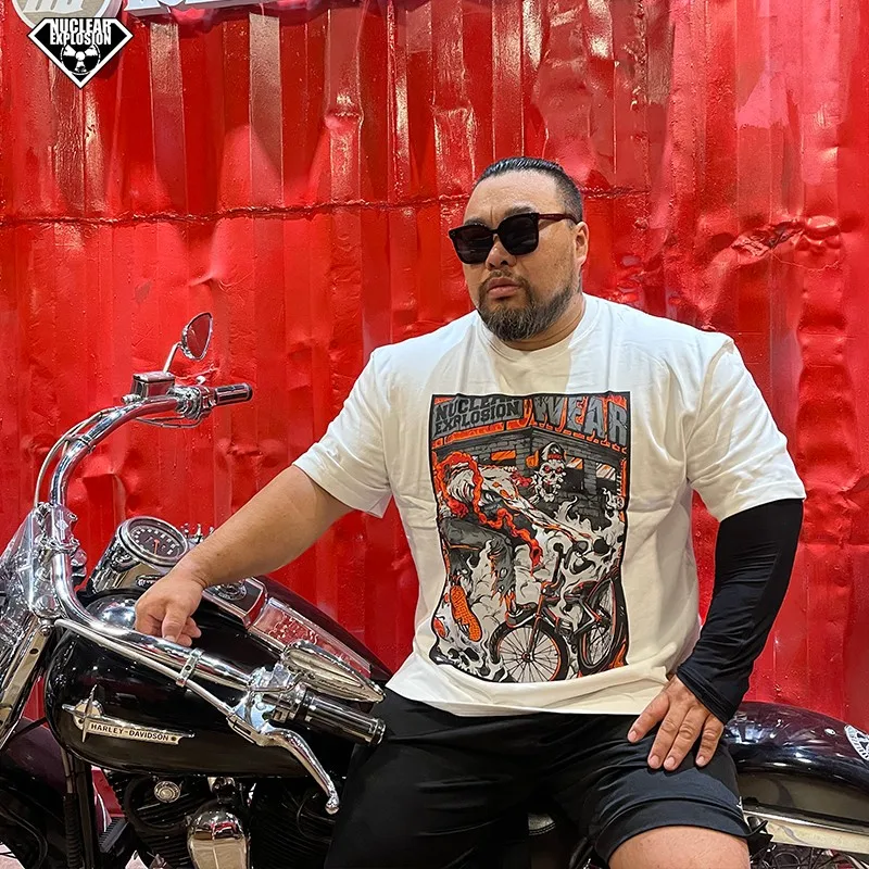 Nuclear Explosion Wave Skull Bicycle Street Skateboard Loose Large Size Black White Unisex Short Sleeve T-Shirt Fashionable Y...
Nuclear Explosion Wave Skull Bicycle Street Skateboard Loose Large Size Black White Unisex Short Sleeve T-Shirt Fashionable Y...