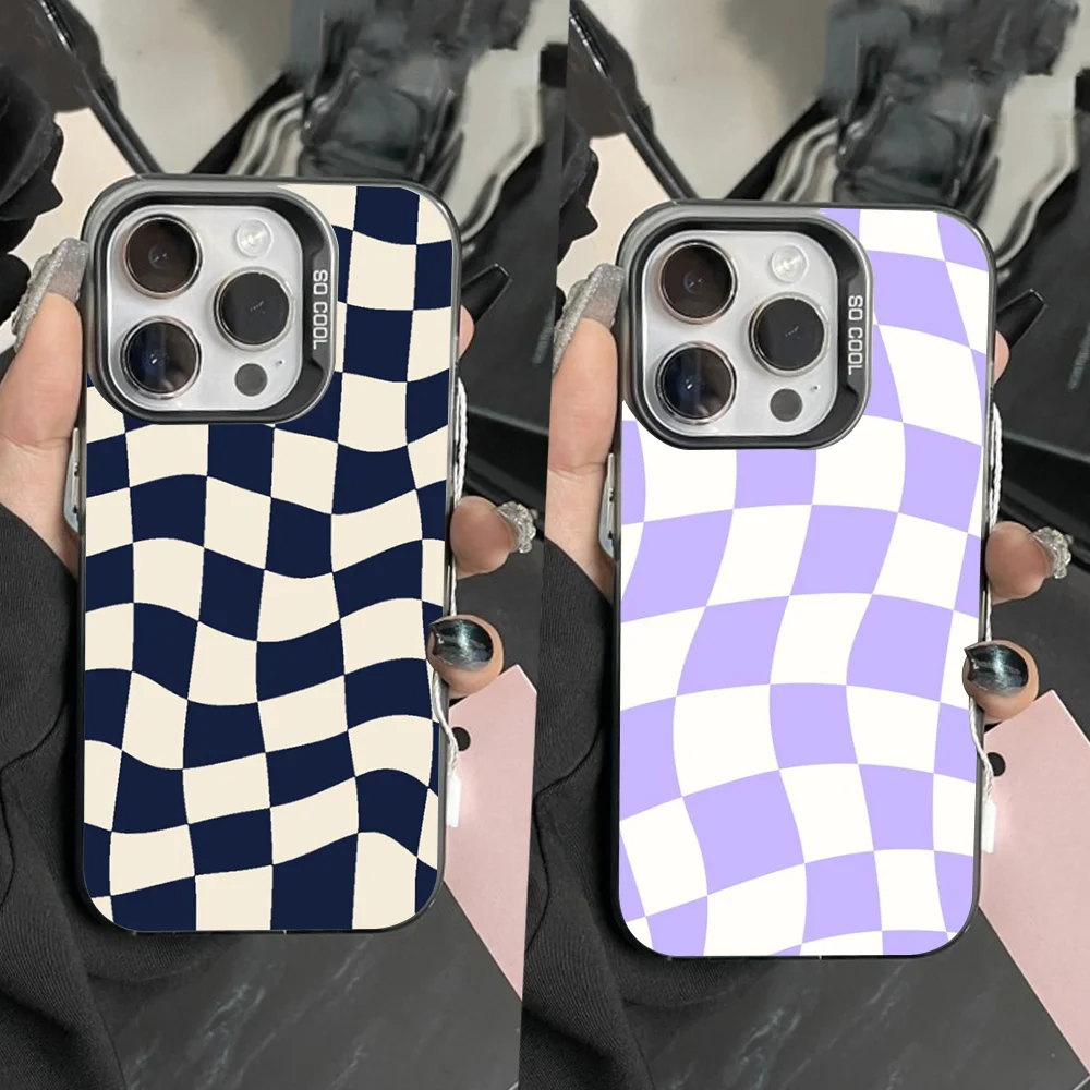 Colored checkerboard Phone Case For iPhone 16,15,14,13,12,11,Pro,Max,Plus,Mini,XS Anti Fall Black Matte Hard Bumper
Colored checkerboard Phone Case For iPhone 16,15,14,13,12,11,Pro,Max,Plus,Mini,XS Anti Fall Black Matte Hard Bumper